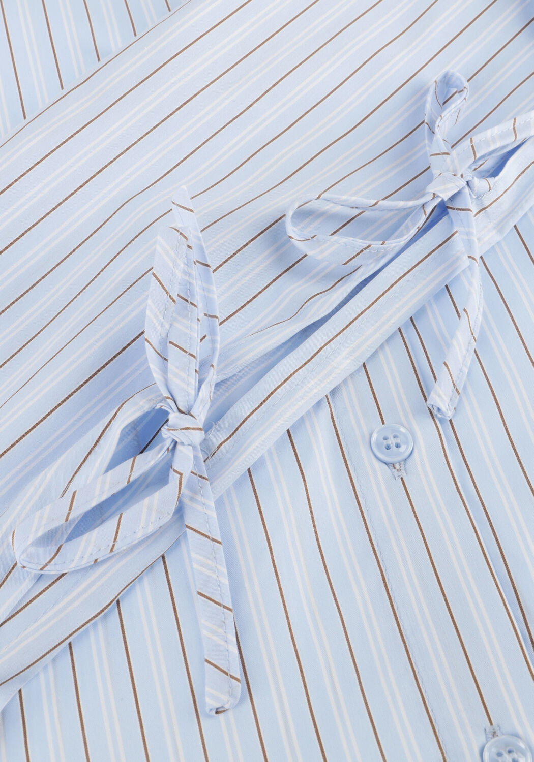 Hellblau NEO NOIR Blusen SELINI MULTI STRIPE SHIRT - large