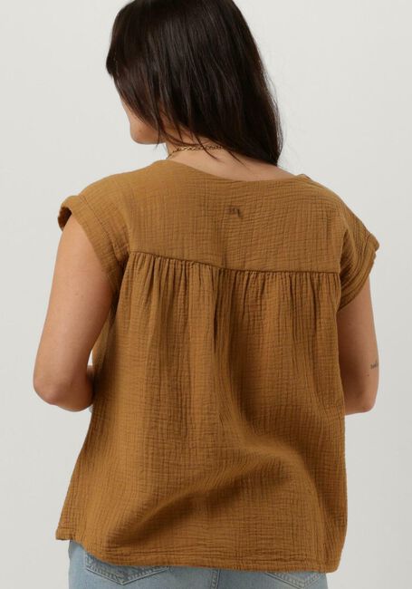 Camelfarbene CIRCLE OF TRUST Top PIEN BLOUSE - large
