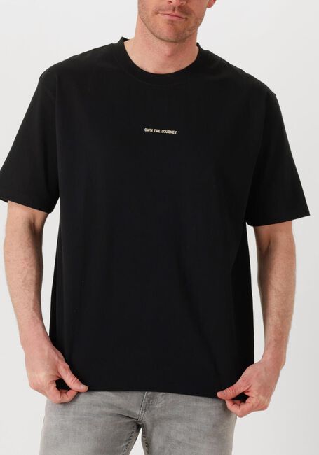 Schwarze PURE PATH T-shirt LOOSE FIT CREWNECK SS T-SHIRTS - large