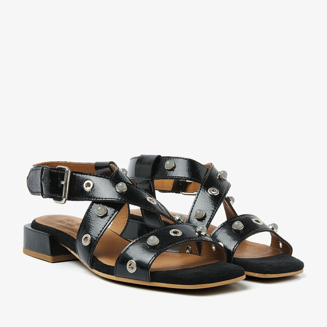 Schwarze VIA VAI Sandalen GIGI POLLY - large