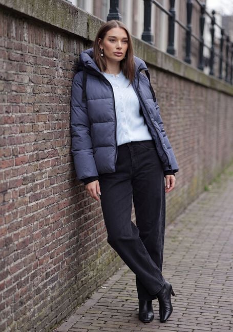 Dunkelblau MSCH COPENHAGEN Wattierte Jack MSCHPAVINARIA SHORT JACKET - large