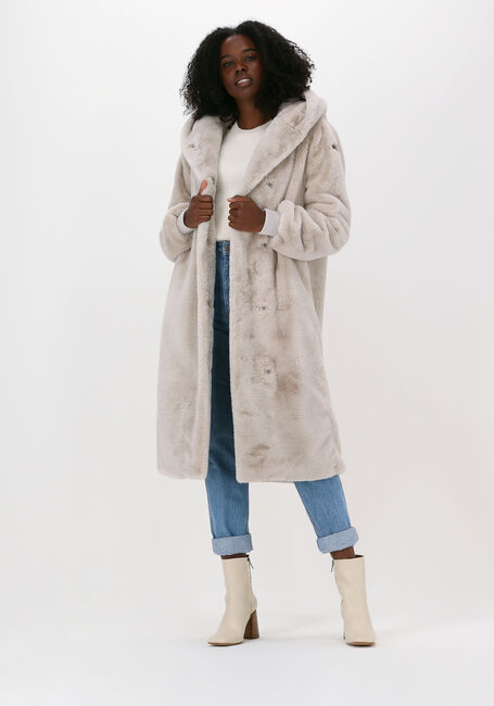 Ecru MOSCOW Fake-Fur-Jack NADJANA - large