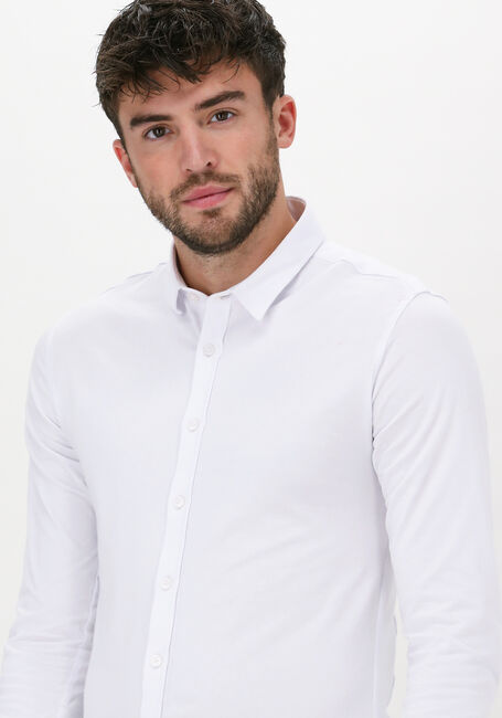 Wei&szlig;e PUREWHITE Casual-Oberhemd ESSENTIAL SHIRT JERSEY - large