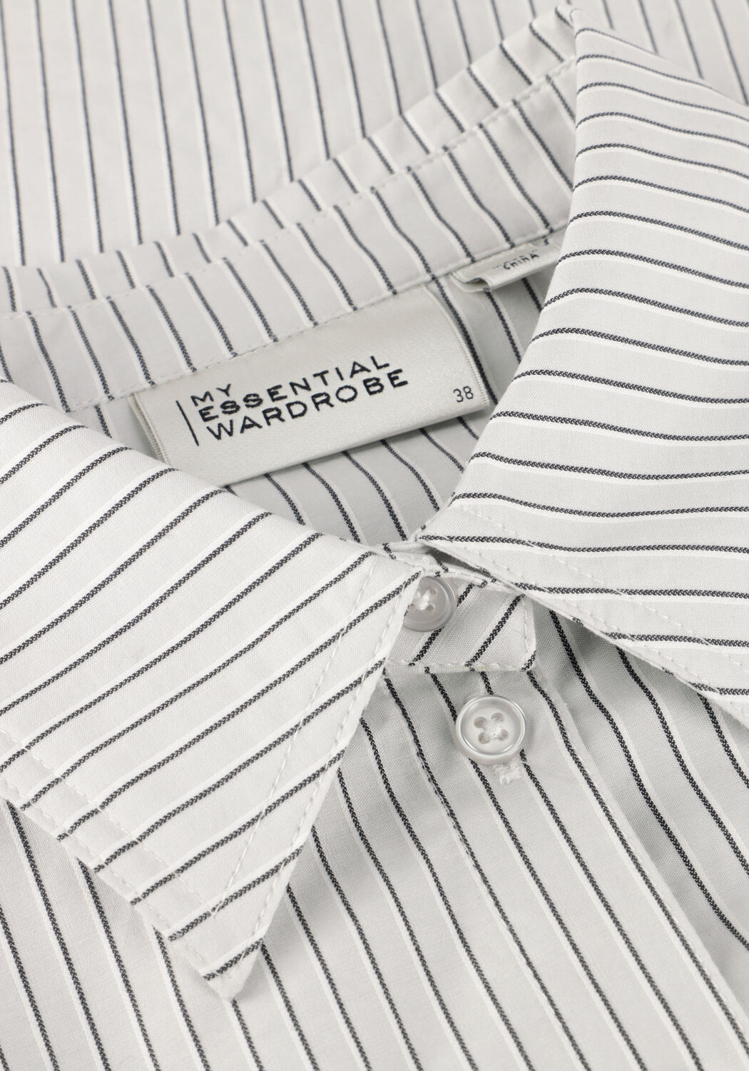 Wei&szlig;e MY ESSENTIAL WARDROBE Blusen JEANMW SHORT SHIRT - large