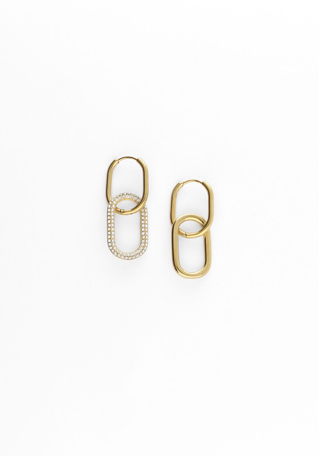 Goldfarbig NOTRE-V Ohrringe OMFW22-010