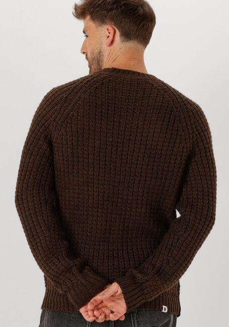 Braune ANERKJENDT Pullover AKSUNE STRUCTURE KNIT - large