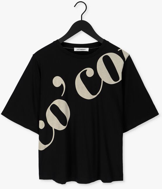 Schwarze CO'COUTURE T-shirt MAXI LOGO CLUB TEE - large
