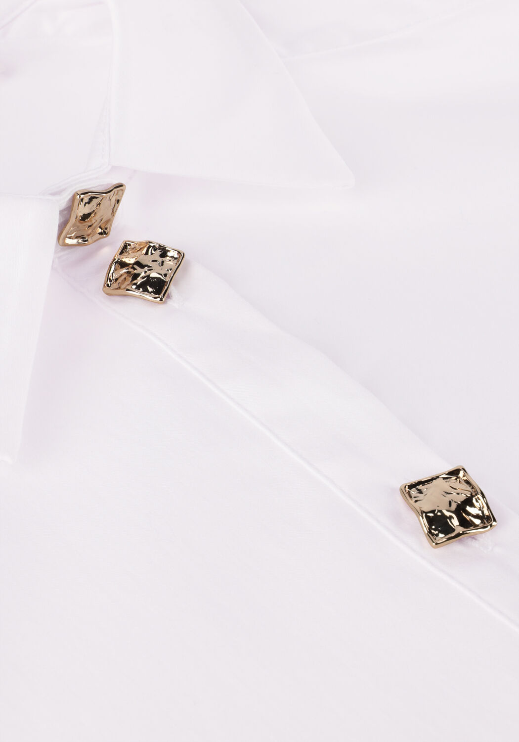 Wei&szlig;e NOTES DU NORD Blusen IBI SHOULDER PAD SHIRT - large