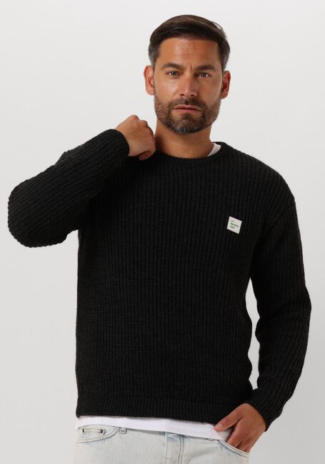 Graue AMERICAN VINTAGE Pullover CRASHWAY CREW - large