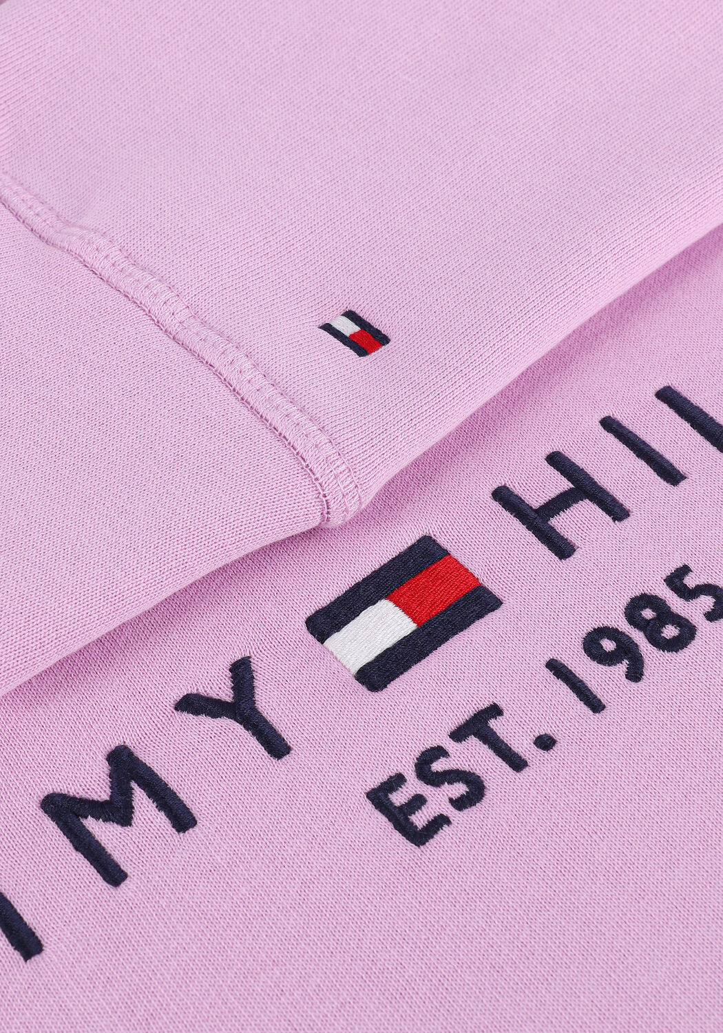 Lila TOMMY HILFIGER Sweatshirt REGULAR HILFIGER HOODIE - large