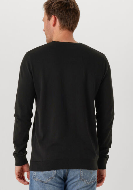 Schwarze SELECTED MEN Pullover SLHBERG CREW NECK NOOS - large