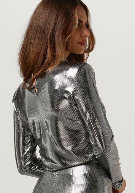 Silberne NOTES DU NORD Langarmshirts IVETTA BLOUSE - large