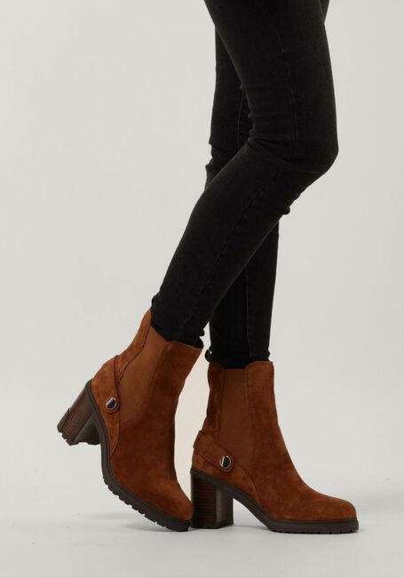 Braune TOMMY HILFIGER Stiefeletten OUTDOOR HIGH HEEL BOOT - large