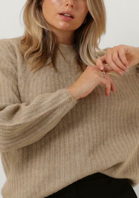 Beige MSCH COPENHAGEN Pullover MSCHSIGUNE NENAYA PULLOVER - large