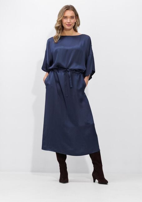 Blaue SUMMUM Kleider DRESS HEAVY SILKY TOUCH - large