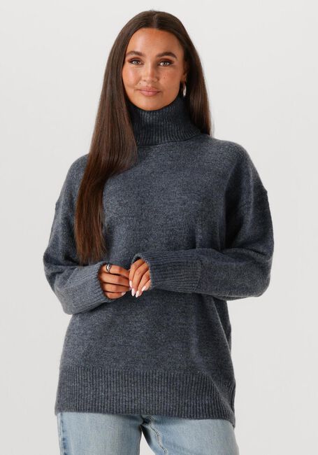 Dunkelblau WITHBLACK Pullover WBLALVA LONG ROLL NECK SWEATER - large