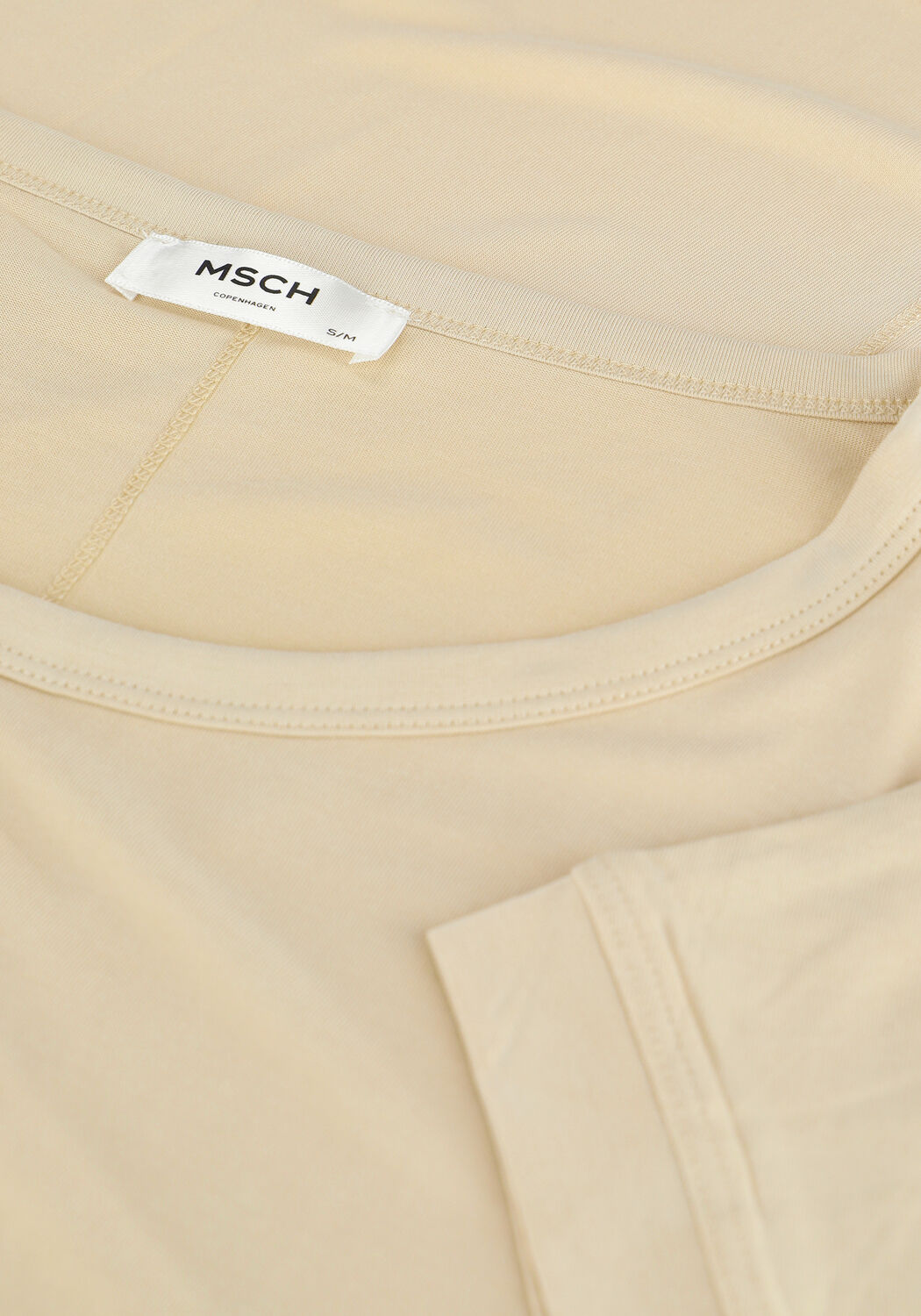Sand MSCH COPENHAGEN T-shirt FENYA MODAL TEE - large