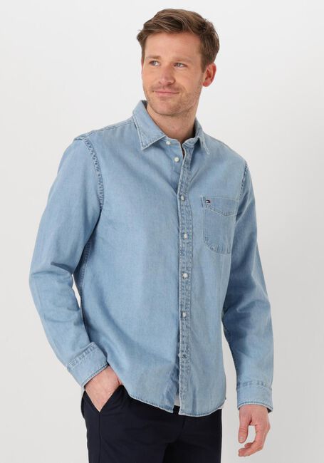 Blaue TOMMY HILFIGER Overshirt DENIM RF SHIRT - large