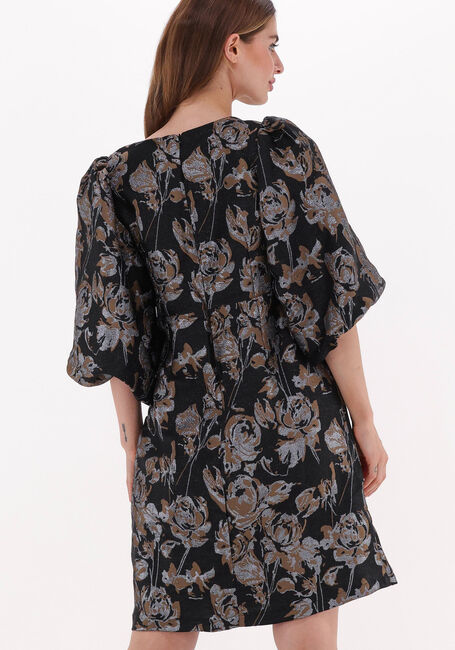 Schwarze CO'COUTURE Minikleid STELLA JACQUARD V-DRESS - large