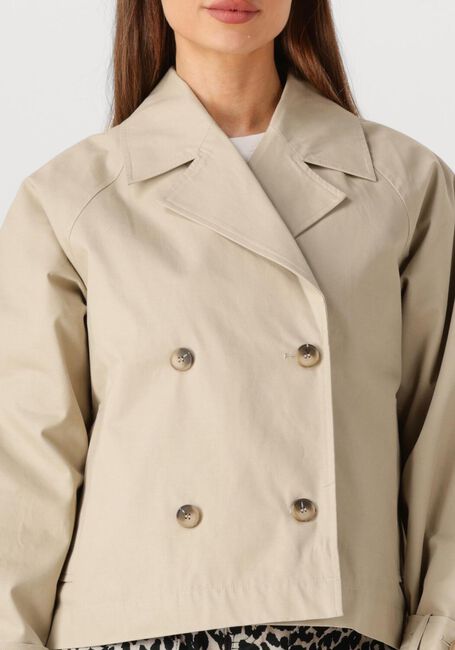 Beige SELECTED FEMME Trenchcoats SLFCILO SHORT TRENCHCOAT - large