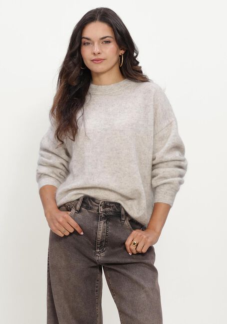 Beige TWNS Pullover HIGH-NECK PULLOVER, LONG SLEEVES - large