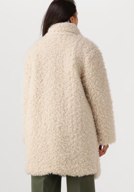Beige ANOTHER LABEL Teddy-Jacke AL BONNIE LONG COAT - large