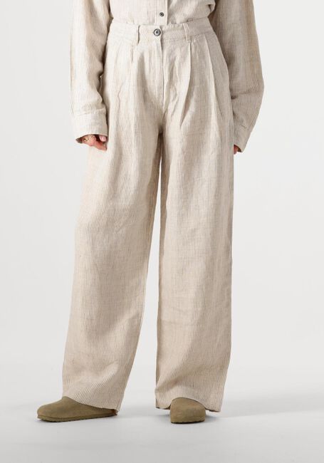 Ecru WITHBLACK Weite Hose WBLWILLOW WIDE PANTS - large