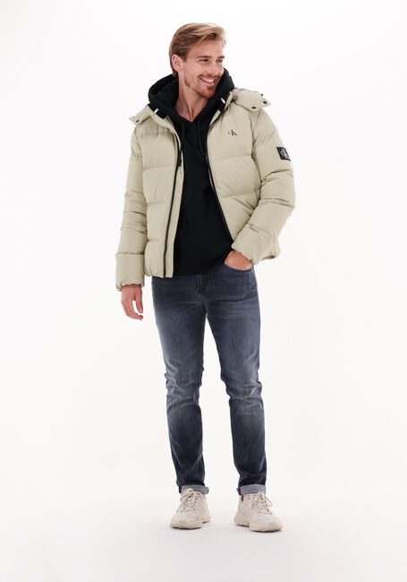 Sand CALVIN KLEIN Wattierte Jack ESSENTIALS DOWN JACKET - large