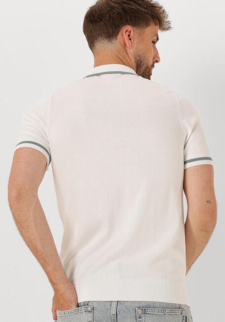 Weiße SAINT STEVE Polo-Shirt SIEM - large