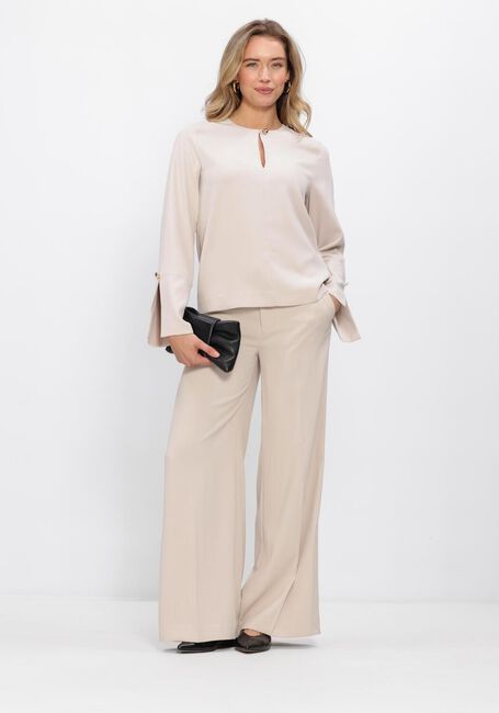 Beige INWEAR Weite Hose BRIEZIW SLIT PANTS - large