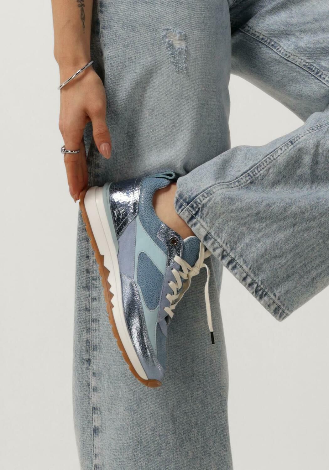 Blaue FLORIS VAN BOMMEL Sneaker Low SFW-10102 - large