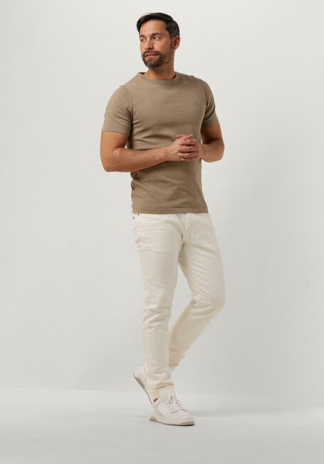 Beige DSTREZZED T-shirt DS_ZEKE TEE - large
