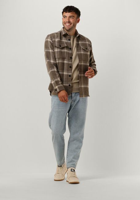 Sand SELECTED MEN Overshirt SLHLOOSEMASON-PABLO LS OVERSHIRT W - large