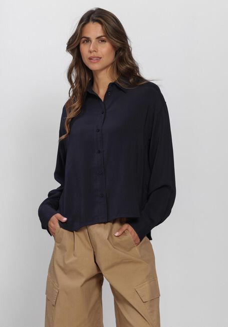 Dunkelblau BY-BAR Blusen KRIS SATIN STRIPE BLOUSE - large