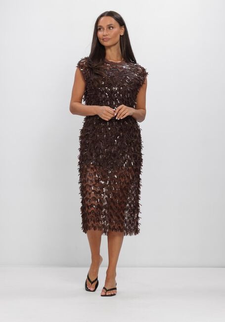 Braune HAUTE L'AMITI&Eacute; Kleider LIMONE DRESS - large