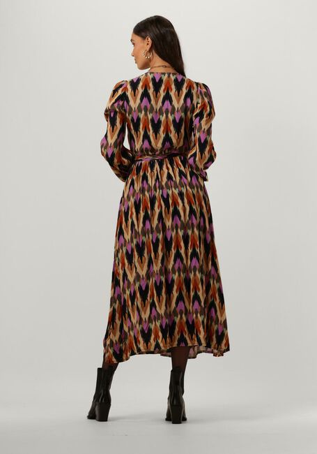 Mehrfarbige/Bunte AAIKO Midikleid JITTE MULTI ETHNIC VIS 523 - large