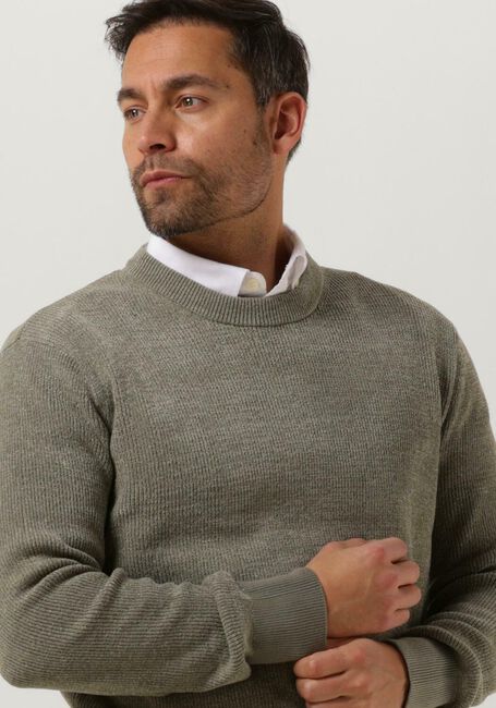 Grüne SELECTED HOMME Pullover RODNEY LS CREW NECK W - large