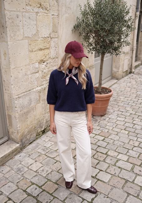 Blaue KNIT-TED Tops & T-shirts HANS TOP - large