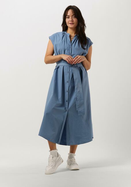 Hellblau KNIT-TED Midikleid KARO - large