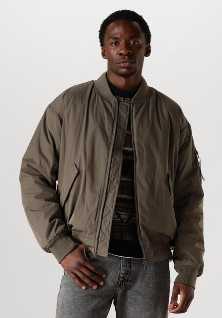 Dunkelgrün FORÉT Jack BOW BOMBER JACKET - large