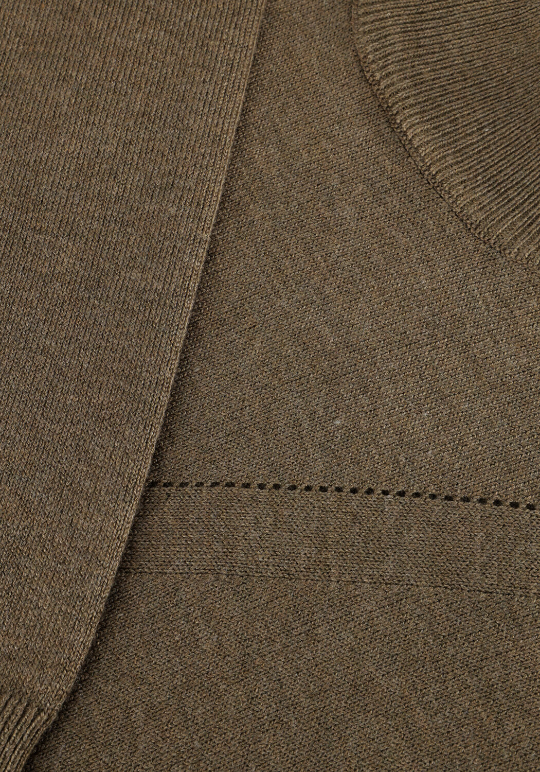 Olive MINUS Pullover KYLINA HIGH NECK KNIT T-SHIRT - large