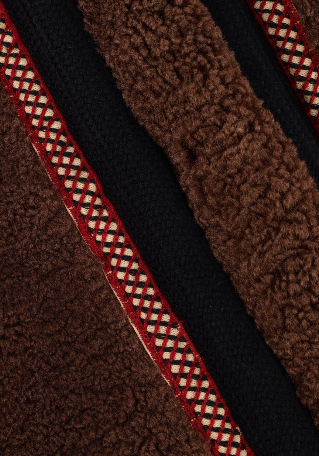 Braune ANTIK BATIK Gilet SABLI GILET - large