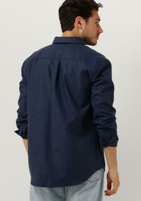 Blaue ANERKJENDT Casual-Oberhemd AKKONRAD MELANGE SHIRT - large