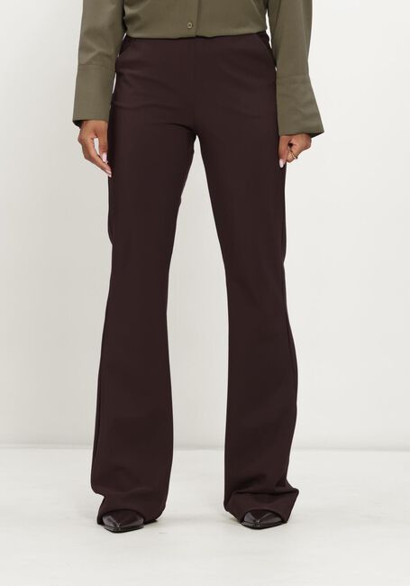 Bordeaux STUDIO ANNELOES Schlaghose Flair LONG bonded trousers - large