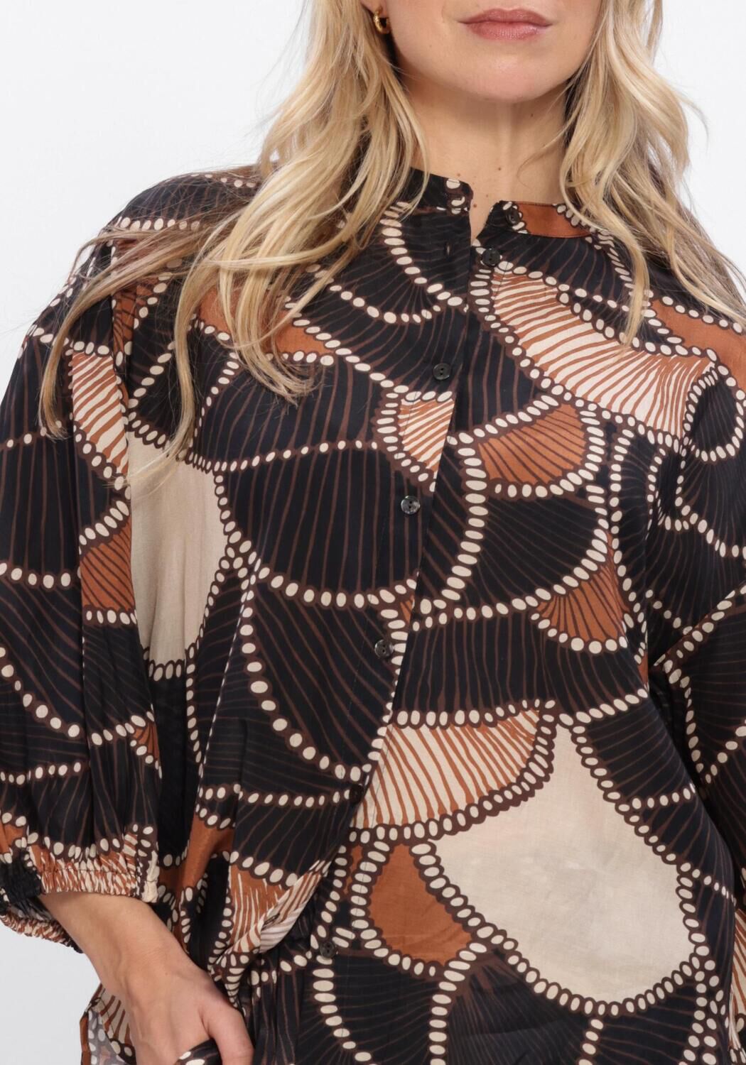 Mehrfarbige/Bunte SUMMUM Blusen BLOUSE ALL OVER - large