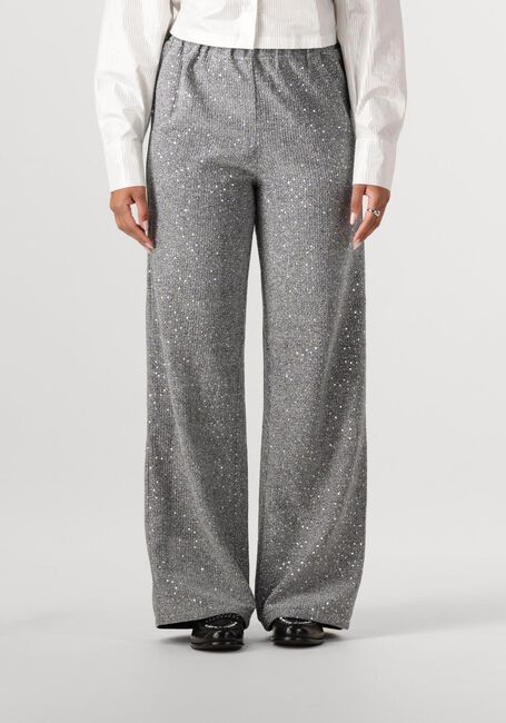 Graue ALIX THE LABEL Weite Hose LADIES WOVEN SEQUIN PANT - large