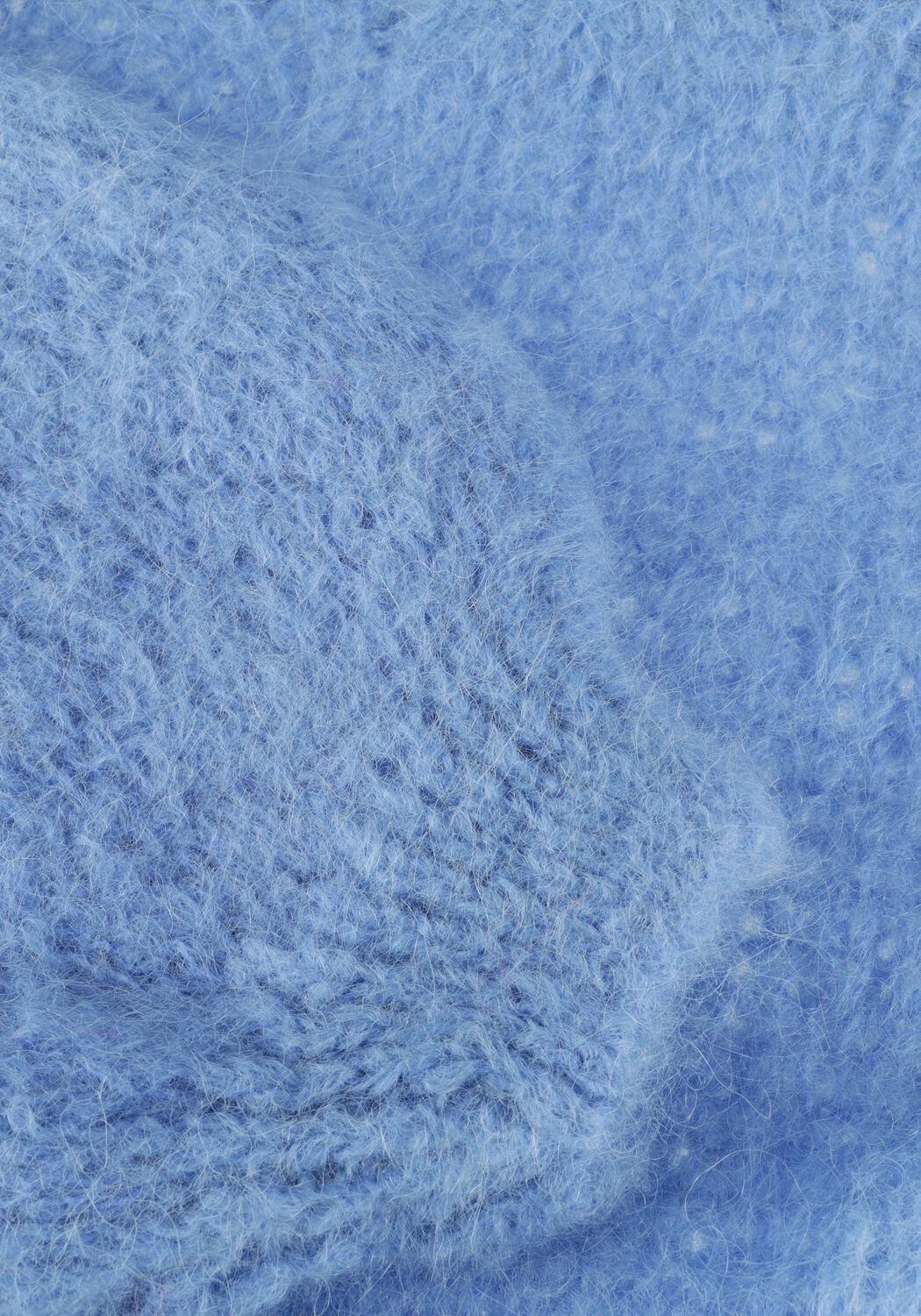 Blaue AMERICAN DREAMS Rollkragenpullover PEPPER ROLL NECK CROPPED - large