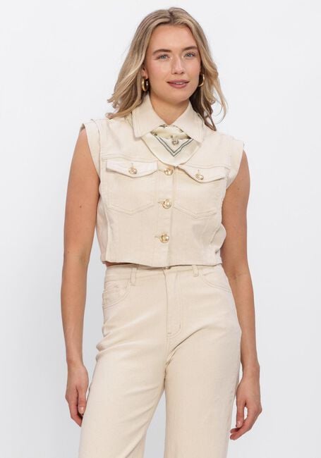 Beige AMAYA AMSTERDAM Gilet MAGGI - large