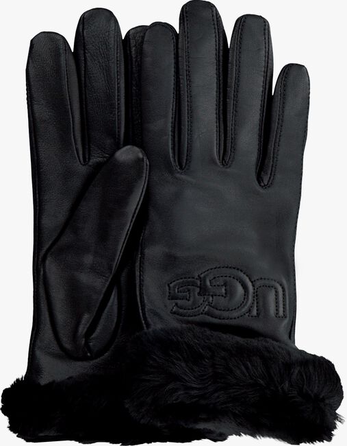 Schwarze UGG Handschuhe CLASSIC LOGO GLOVE - large