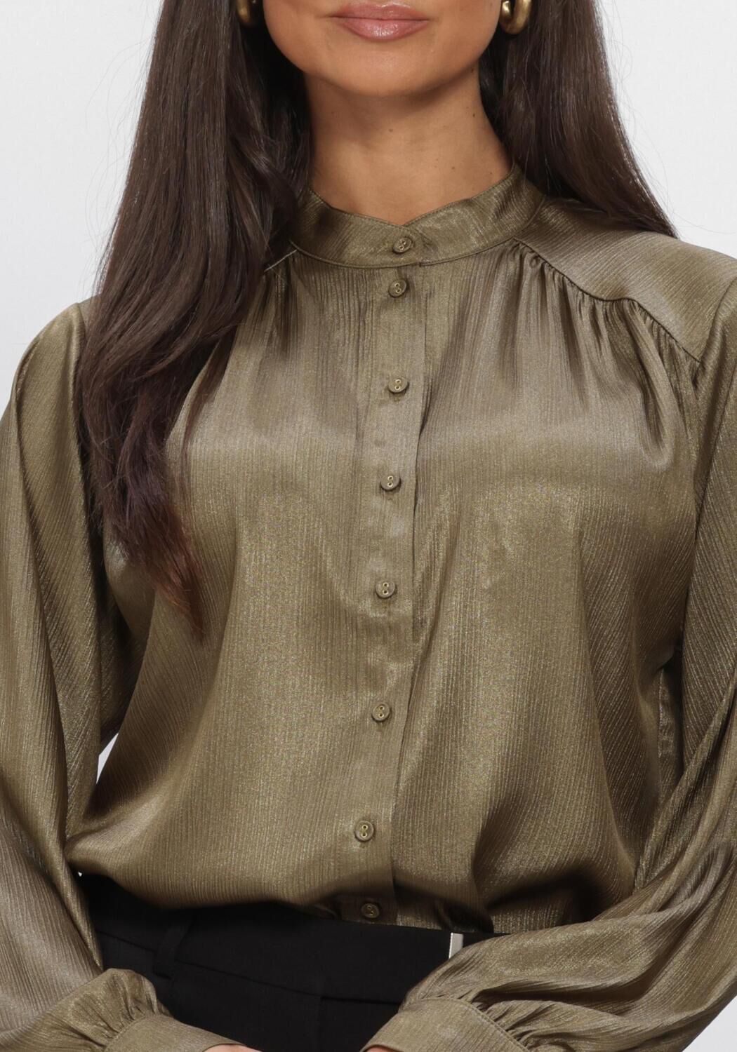Bronzefarbene AAIKO Blusen LIV PES 516 - large